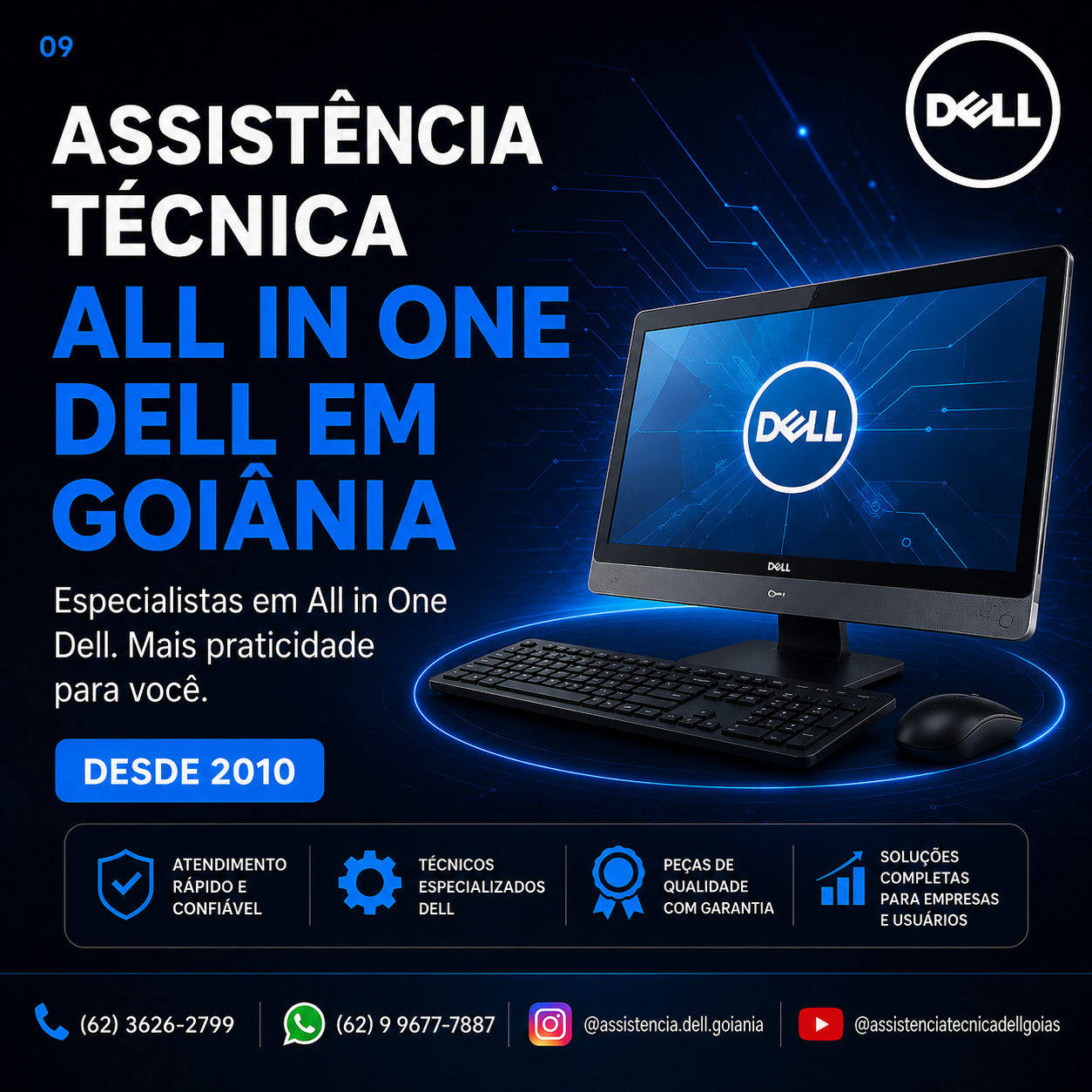 ASSISTÊNCIA TÉCNICA ALL IN ONE DELL GOIÂNIA