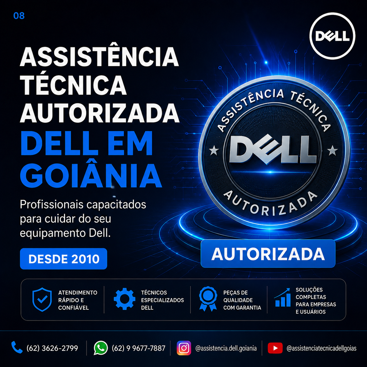 ASSISTÊNCIA TÉCNICA AUTORIZADA DELL GOIÂNIA
